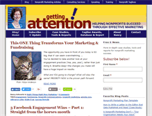 Tablet Screenshot of gettingattention.org